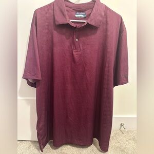 Ben Hogan Men’s Athletic Maroon Collared Polo T-shirt Size XL Extra Large